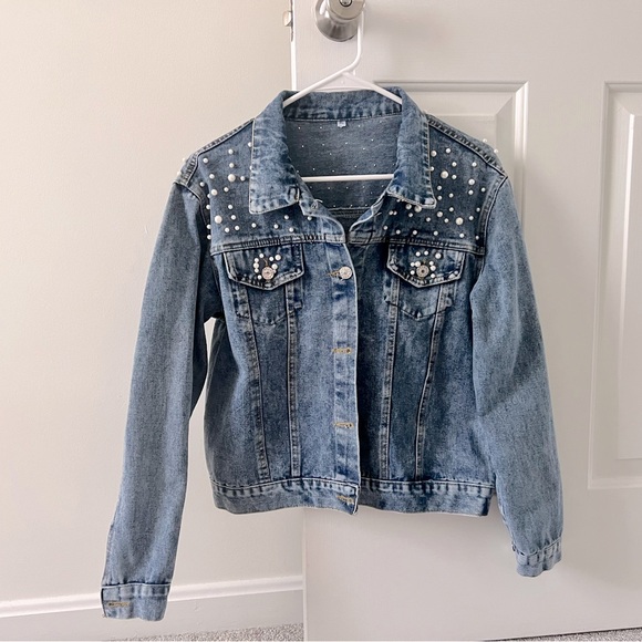 Pearl denim jacket - Picture 2 of 3